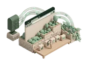 Diorama de una plataforma de email marketing